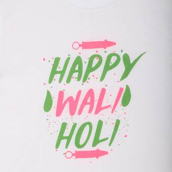 White Printed Cotton Boys Tshirts 2