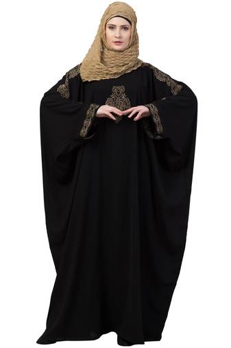 Rani Black Kaftan Abaya