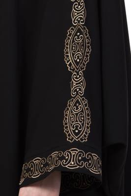 Rani Black Kaftan Abaya 3
