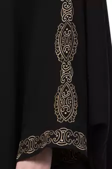 Rani Black Kaftan Abaya