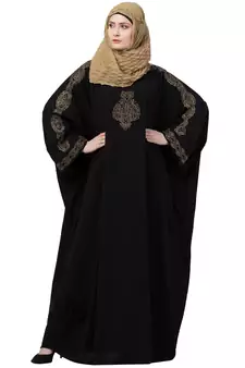 Rani Black Kaftan Abaya