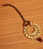 Red Ruby       Maang-Tikka