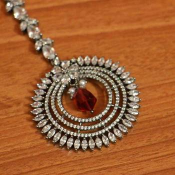 Red Ruby       Maang-Tikka 2