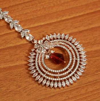 Red Ruby       Maang-Tikka 2