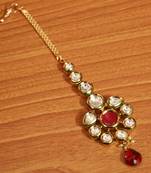 Red Ruby       Maang-Tikka