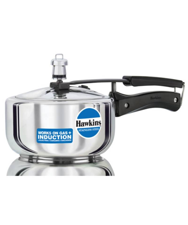 Hawkins Contura Stainless Steel Pressure Cooker For Induction, Gas And