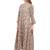 Women Beige & Brown Cotton Printed Maxi Dress
