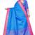 Kimisha Blue Banarasi Silk Jacquard Work Banarasi Saree With Running Blouse