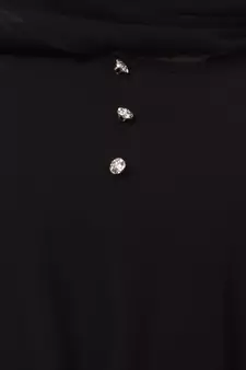 Black Plain Nida Abaya
