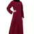 Maroon Plain Nida Abaya