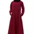 Maroon Plain Nida Abaya