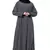 Grey Plain Nida Abaya