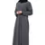 Grey Plain Nida Abaya