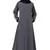 Grey Plain Nida Abaya