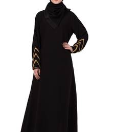 Black Plain Nida Abaya