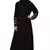 Black Plain Nida Abaya
