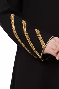 Black Plain Nida Abaya
