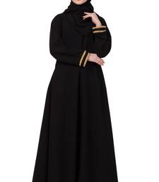 Black Plain Nida Abaya