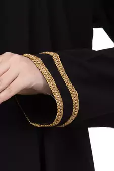 Black Plain Nida Abaya