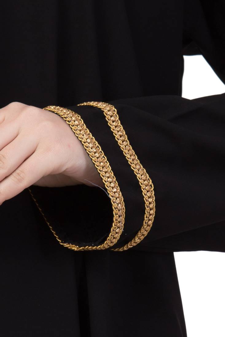 Black Plain Nida Abaya