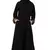 Black Plain Nida Abaya