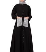 Black Plain Nida Abaya