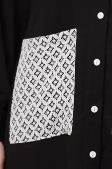 Black Plain Nida Abaya