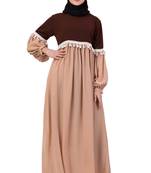 Brown Plain Nida Abaya