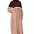 Brown Plain Nida Abaya