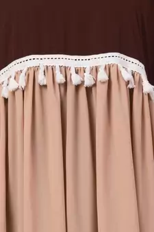 Brown Plain Nida Abaya