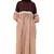 Brown Plain Nida Abaya