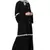 Black Plain Nida Abaya