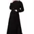 Black Plain Nida Abaya
