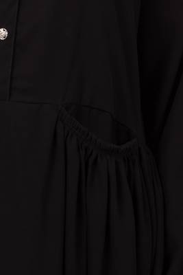 Black Plain Nida Abaya 5