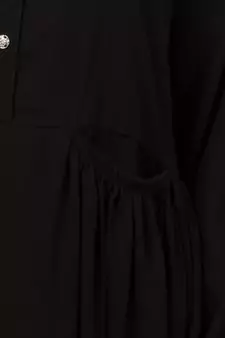 Black Plain Nida Abaya