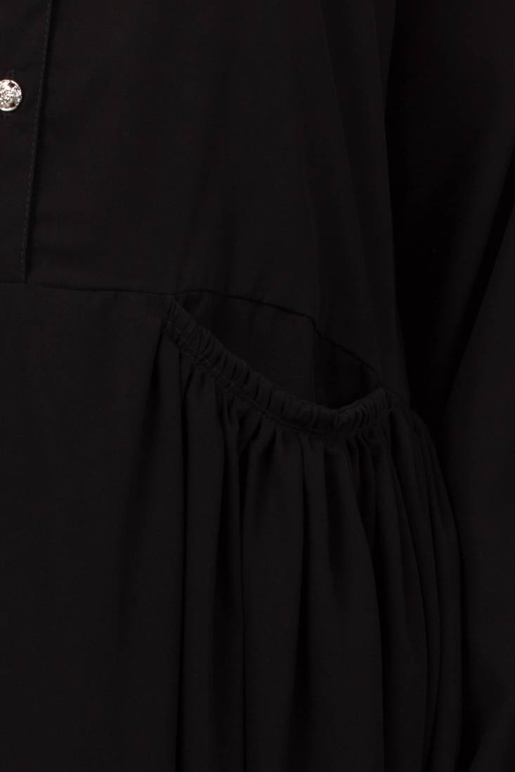 Black Plain Nida Abaya