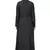 Black Plain Denim Abaya