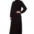 Black Plain Nida Abaya