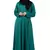 Green Plain Polyester Abaya