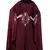 Maroon Plain Nida Abaya