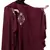 Maroon Plain Nida Abaya