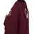 Maroon Plain Nida Abaya