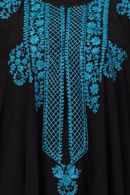 Black Plain Nida Abaya 2