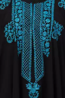 Black Plain Nida Abaya