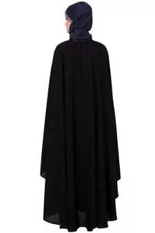 Black Plain Nida Abaya