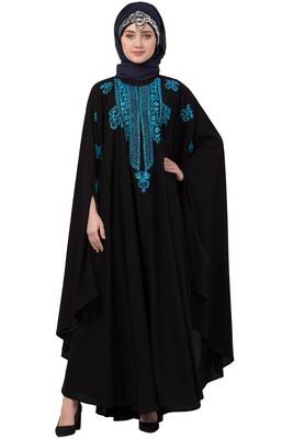 Black Plain Nida Abaya 6