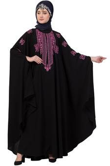 Black Plain Nida Abaya