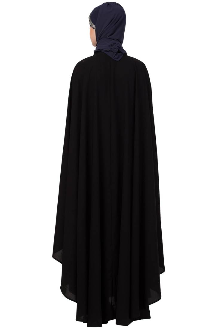 Black Plain Nida Abaya