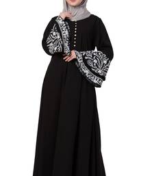 Black Plain Nida Abaya