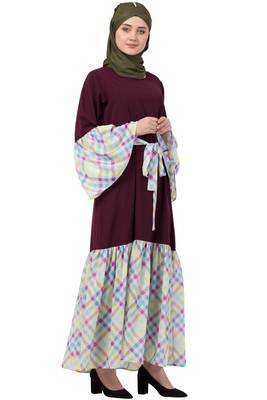 Wine Plain Nida Abaya 4